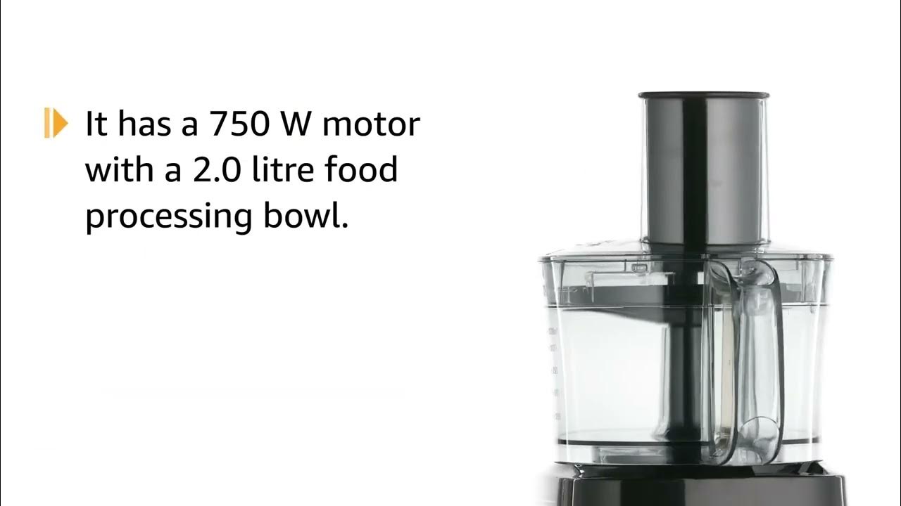 BLACK+DECKER 5In1 Food Processor with 34 Functions 750W Black FX775B5 2 Years Warranty YouTube