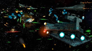 The Final Order Battle of Endor -- Star Wars Cinematic 3D Battle