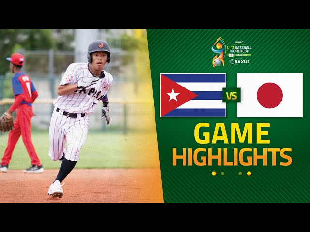 HIGHLIGHTS | 🇨🇺 Cuba 🆚 🇯🇵 Japan | WBSC U-12 Baseball World