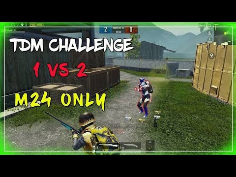 1 Vs 2 TDM Challenge | M24 ONLY | Short... #youtubeshorts #m24 # ...
