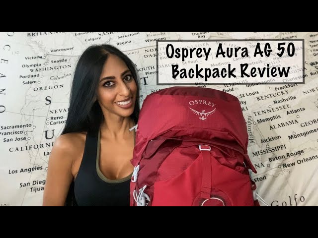Nest Beschuldiging modder Osprey Aura AG 50 Backpack - YouTube