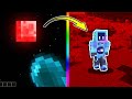 ¿QUE PASA SI LANZAMOS UNA ENDER PEARL EN LA LUNA ROJA EN MINECRAFT? 🔴😨