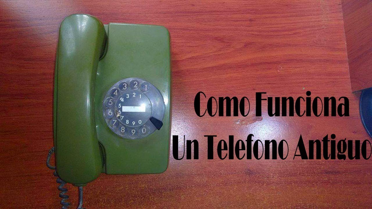 Que Tiene Por Dentro un Teléfono Antiguo de 1987 