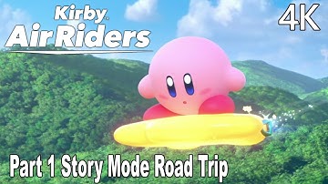 Kirby Air Riders Road Trip Story Mode Gameplay Walkthrough Part 1 (FULL GAME) 4K