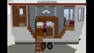 Elegant Tiny House - The Suite, Sketchup Tiny House Design