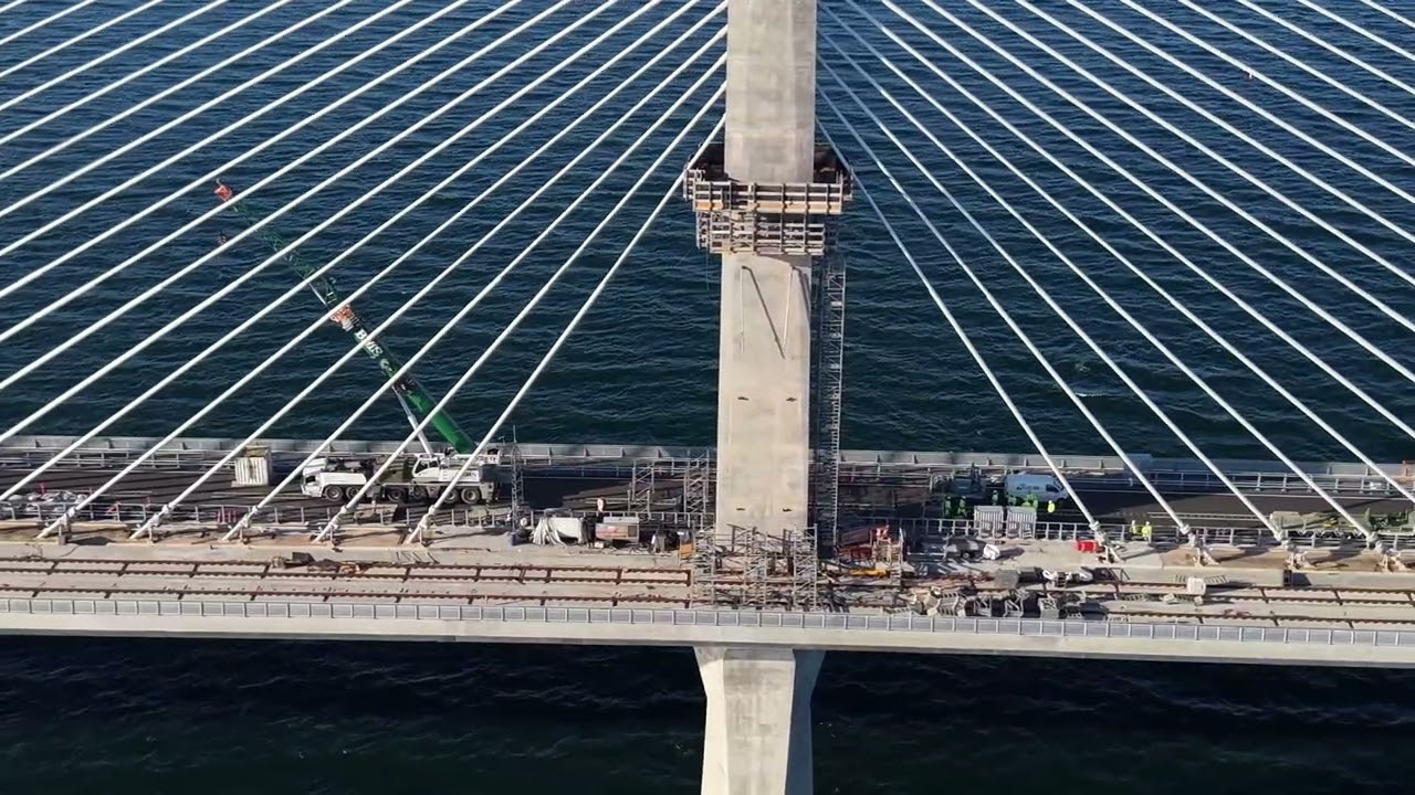 Den nye Storstrømsbro bro november 2025.