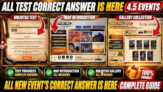 Ninjutsu Test All Correct Answers | Naruto Gallery Collection Code is Here |  All New Events Answers screenshot 5