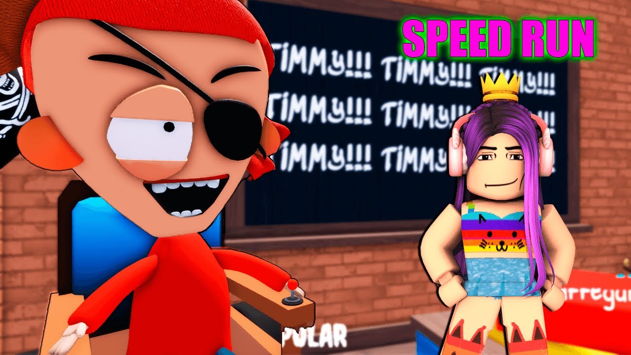Timmy Delta Run SPEED RUN - Speed Run Timmy's school Escape Roblox - YouTube