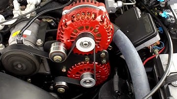 6 Alternators   Over 1800 Continuous Amps of 15+ Volts! NO BELT SLIP! Iraggi Alternator FTW!