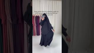 Abaya Black Noor by Saleeha Hijab dp 100k sisa bisa di cicil 😍 screenshot 2