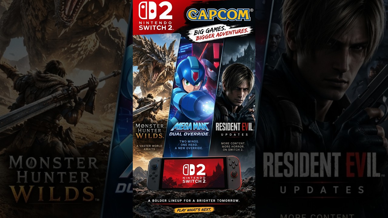 Capcom is bringing big action and horror to Nintendo Switch 2!