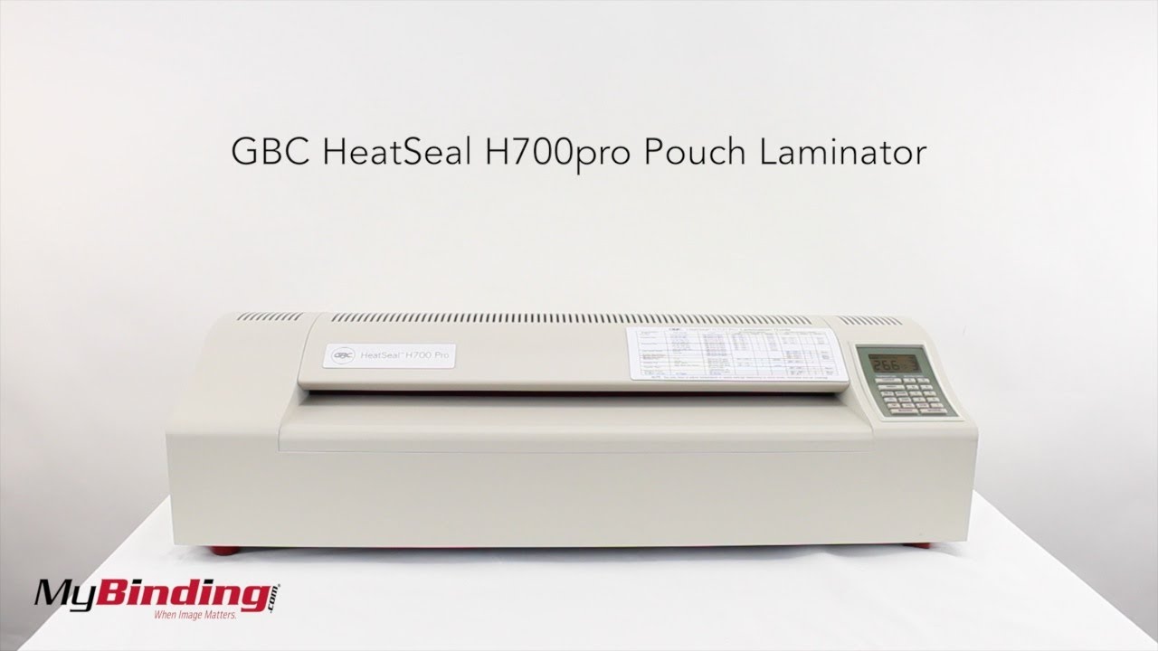 GBC HeatSeal H700pro Pouch Laminator YouTube