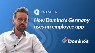How Domino's Germany uses an employee app screenshot 2