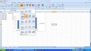 Cách tạo bảng trong Excel 2007