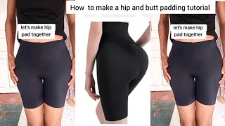 DIY : EASIEST TIGHT HIP AND BUTT PADDING TUTORIAL #hippadding  #viral 