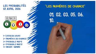 Loterie 5/90 | Probabilités du 02 avril 2026 | Numéros de chance screenshot 1