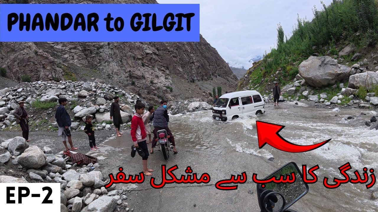 Phandar to Gilgit City | EP-02 | Solo Bike Adventure in Rain