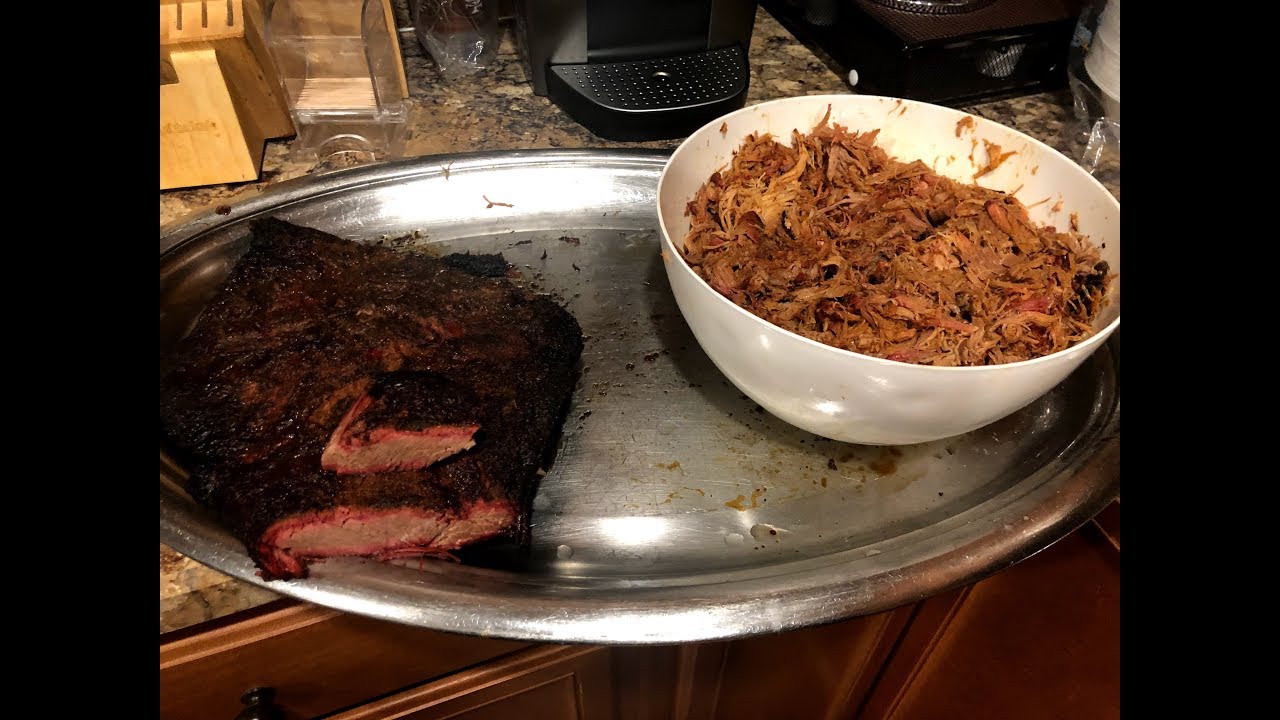 Brisket and Boston Butt Cook Pt. 2 YouTube