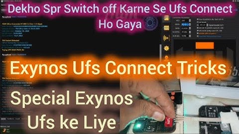 Exynos Ufs Connect Tricks Special Exynos Ufs ke Liye 