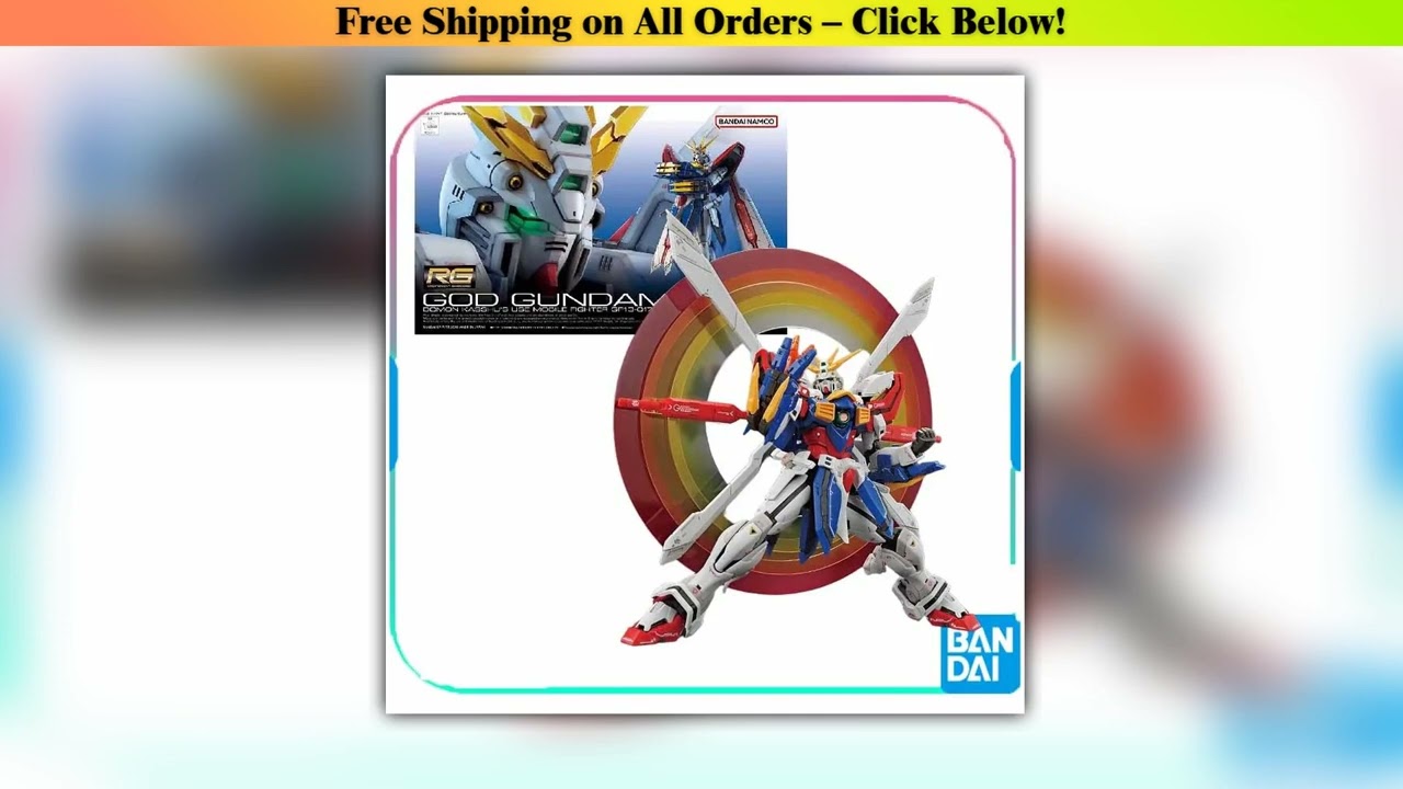 Bandai Original Gundam Model Kit RG 1/144 GF13-017NJ? god GUNDAM Mobile Suit Anime Action Figure