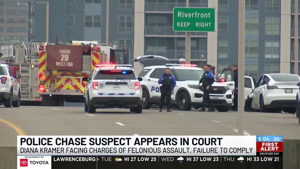 Police chase suspect appears in court - YouTube