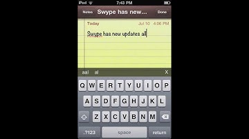Android Swype for your ipod touch, iPhone, or iPad -Cydia Tweak