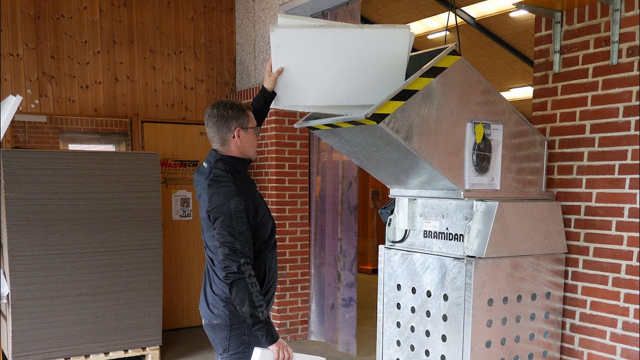 Styroporschredder Bramidan