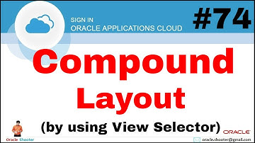 Oracle Fusion 74: Compound Layout by using View Selector in OTBI @TechShooterIN