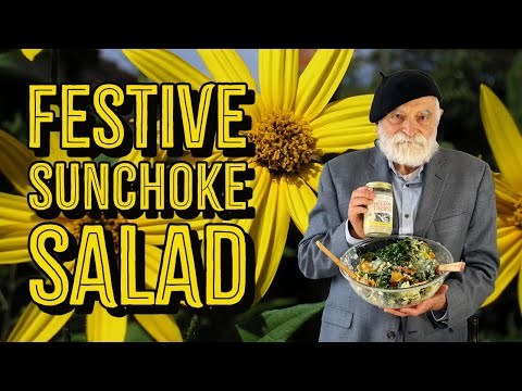 Festive Sunchoke Salad - Alive & Organic!