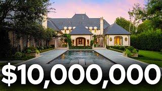 WHAT A $10,000,000 HOME LOOKS LIKE IN PRESTON HOLLOW - DALLAS TEXAS LUXURY HOMES FOR SALE