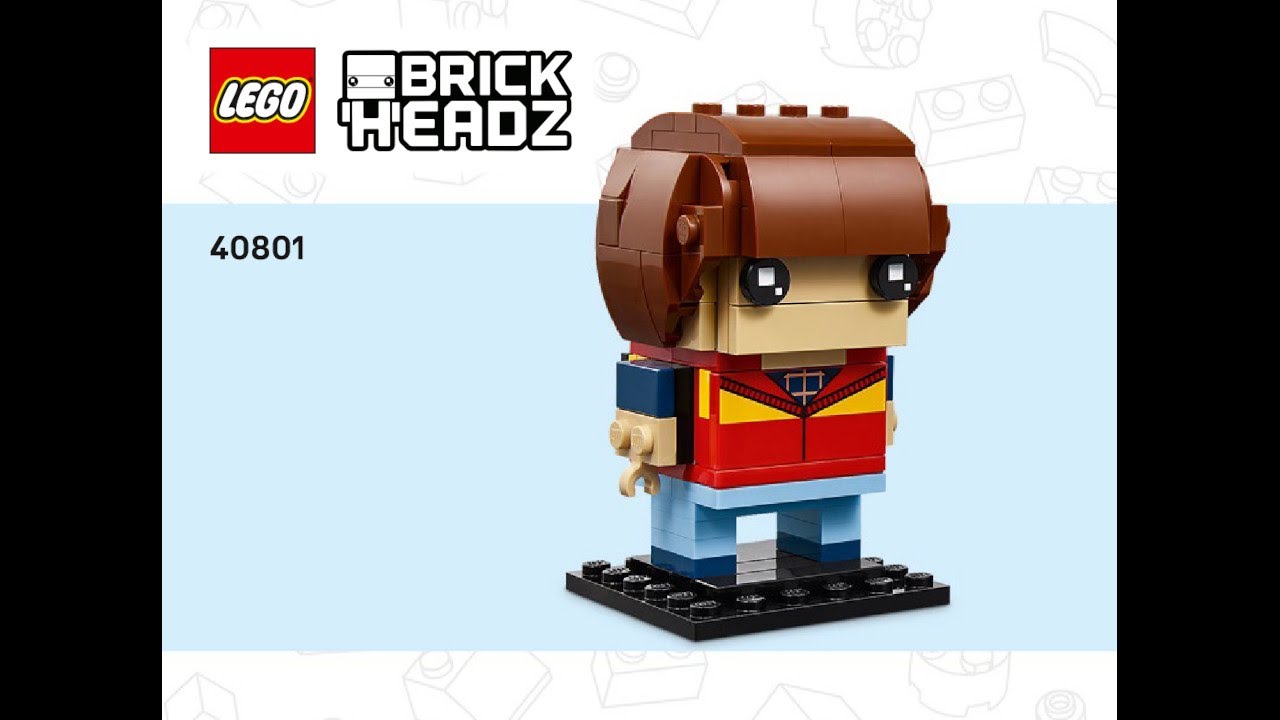 LEGO 40801 Instructions | Stranger Things | Mike, Dustin, Lucas and Will | Will | Brickheadz
