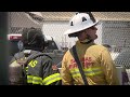 Salinas firefighters respond to fully involved truck fire on West Market Street