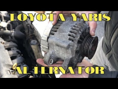 Toyota Yaris alternator and battery change