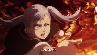 Asta Noella and  leopold vs spider black clover ep 132