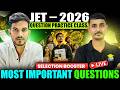 JET 2026 Most Important Questions 🔥 | Best JET Coaching Jaipur | Bright Agro Classes #jet2026