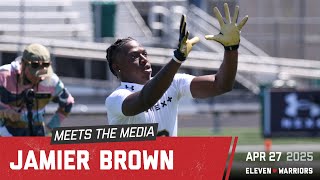 Five-star Ohio State WR commit Jamier Brown talks about his relationship with OSU, where he excels