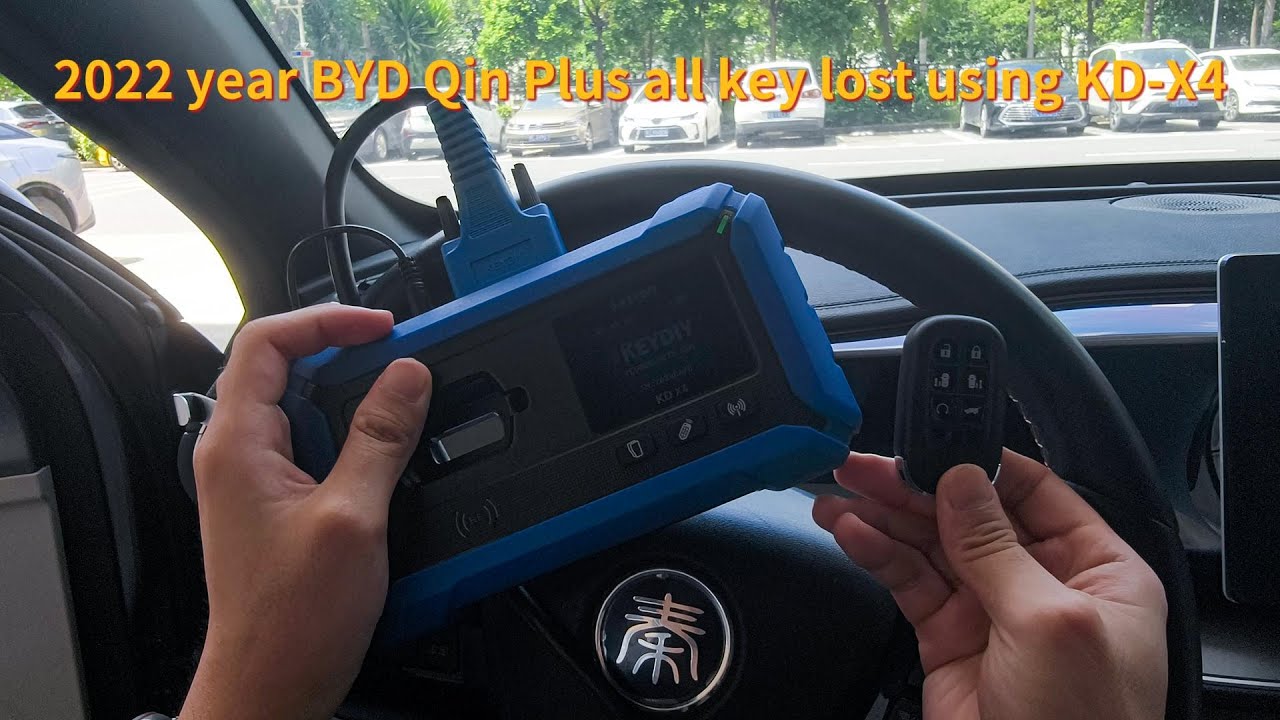 2022 year BYD Qin PLUS EV all key lost using KD-X4