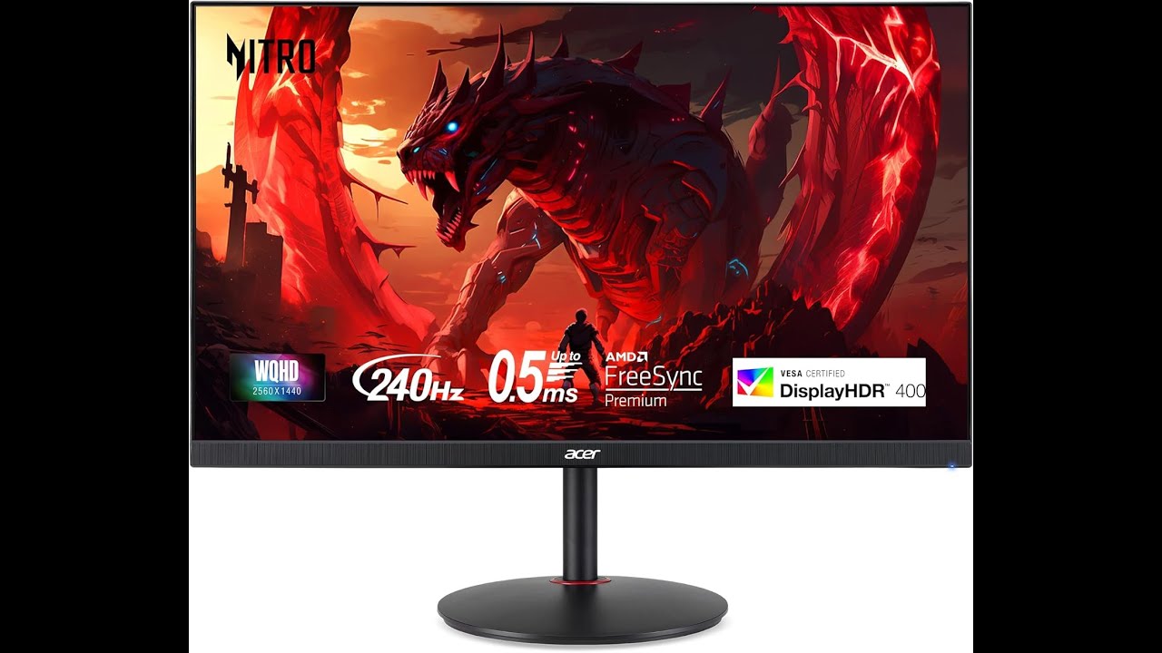 Обзор монитора Acer Nitro XV272U W2 (2025) | FreeSync Premium и HDR 400