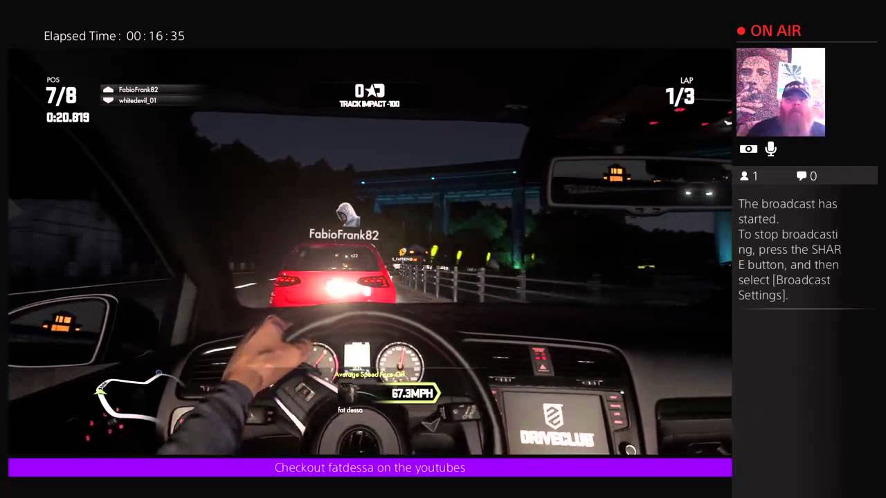 fatdessa's Live Driveclub._.