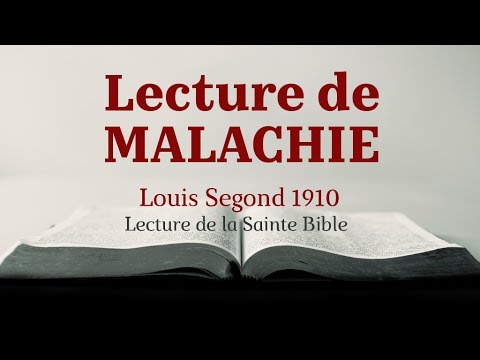 MALACHIE (Bible Louis Segond 1910)