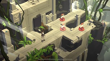 Lara Croft GO Walkthrough Part 2 | The Maze of Snakes - 100%