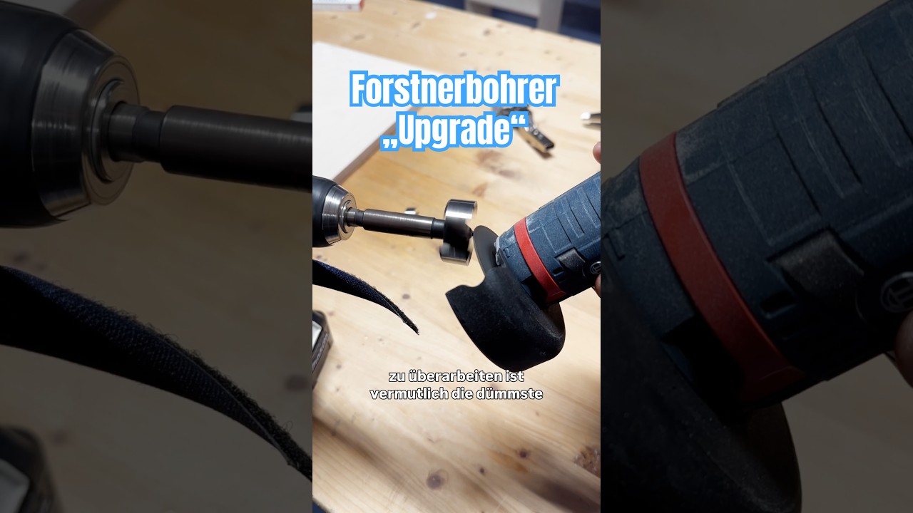 DIY „Optimierung“ eines Forstnerbohrers