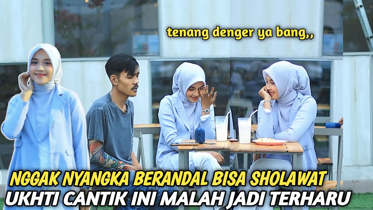 PRANK SHOLAWAT!! USTADZAH CANTIK NANGIS TERHARU SAMA BERANDAL
