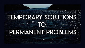 DEVIN SANTI - TEMPORARY SOLUTIONS TO PERMANENT PROBLEMS (Official Lyric Video)