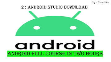 Android Studio Download Full Information | Programming Master Rao