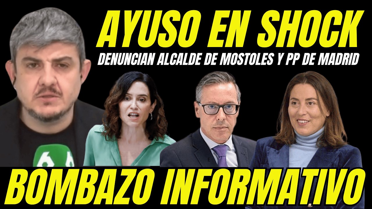 BOMBA JUDICIAL "ABOGADO DENUNCIA AL CLAN AYUSO ANTE EL JUEZ POR TAPAR ACOSO ALCALDE DE MÓSTOLES"