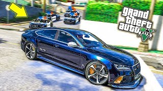 ВСЯ БАНДА ГОНИТСЯ ЗА МНОЙ! УХОЖУ НА AUDI RS7 ОТ ПОГОНИ В ГТА 5! ПОЛИЦЕЙСКАЯ ПОГОНЯ В GTA 5