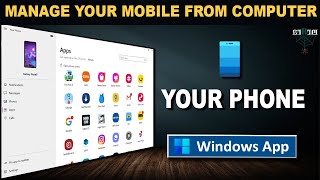 YOUR PHONE APP | Manage Your Phone From PC | Mobile to PC | MaaRaaLa screenshot 1