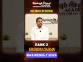 RAS 2024 Rank 02th Mock Interview Virendra Charan Springboard Academy #springboardshort #ras #sba