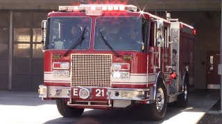 LAFD Engine 21 Responding